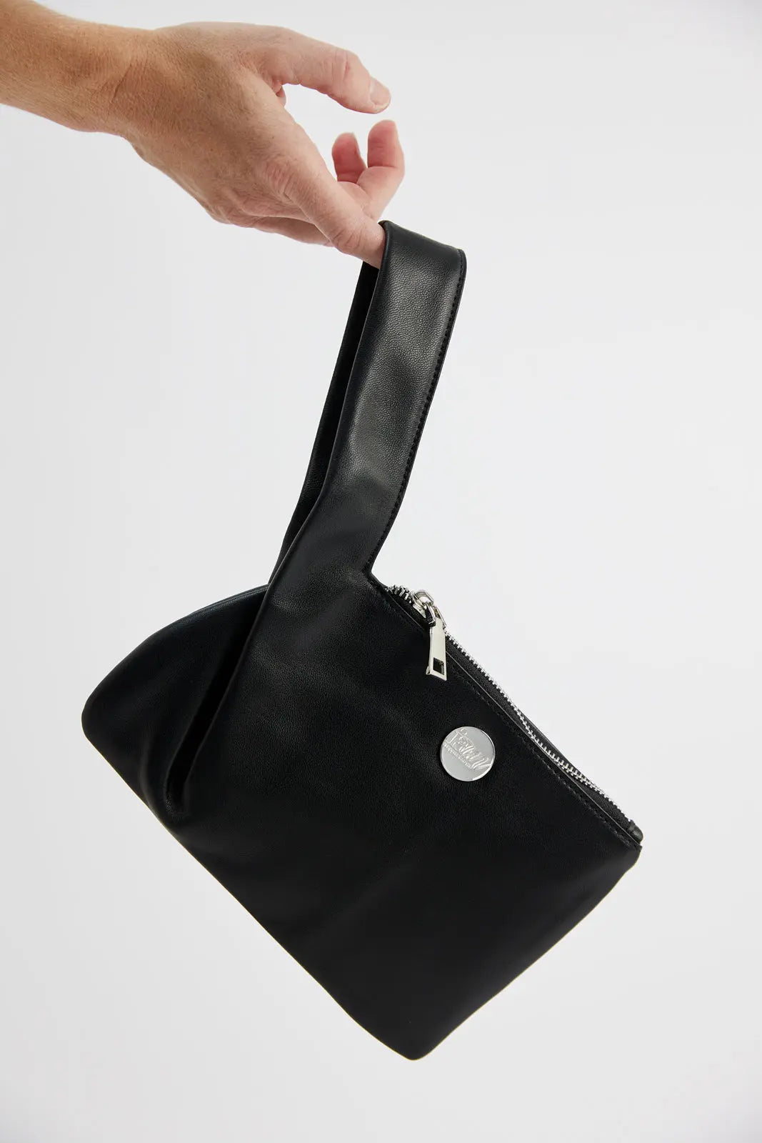 The I Appreciate Me black lambskin leather clutch